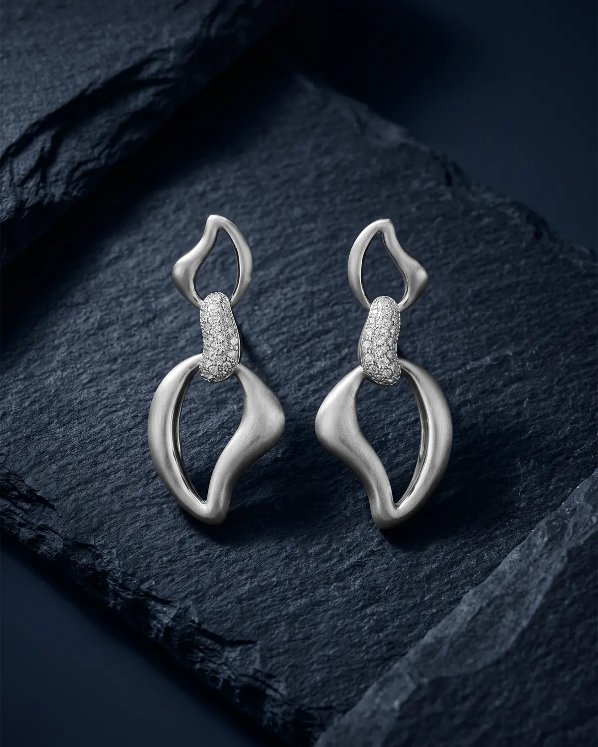 ERAYA SCULPTURAL DROP EARRINGS