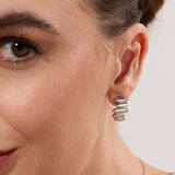 RESONANCE STACKED PEBBLE STUD EARRINGS