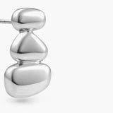 ASCENT GRADUATED PEBBLE STUD EARRINGS