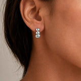 ASCENT GRADUATED PEBBLE STUD EARRINGS