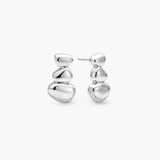 CELESTE PAVÈ PEBBLE STUD EARRINGS