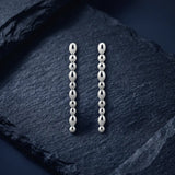 COMET BEADED DROP EARRINGS