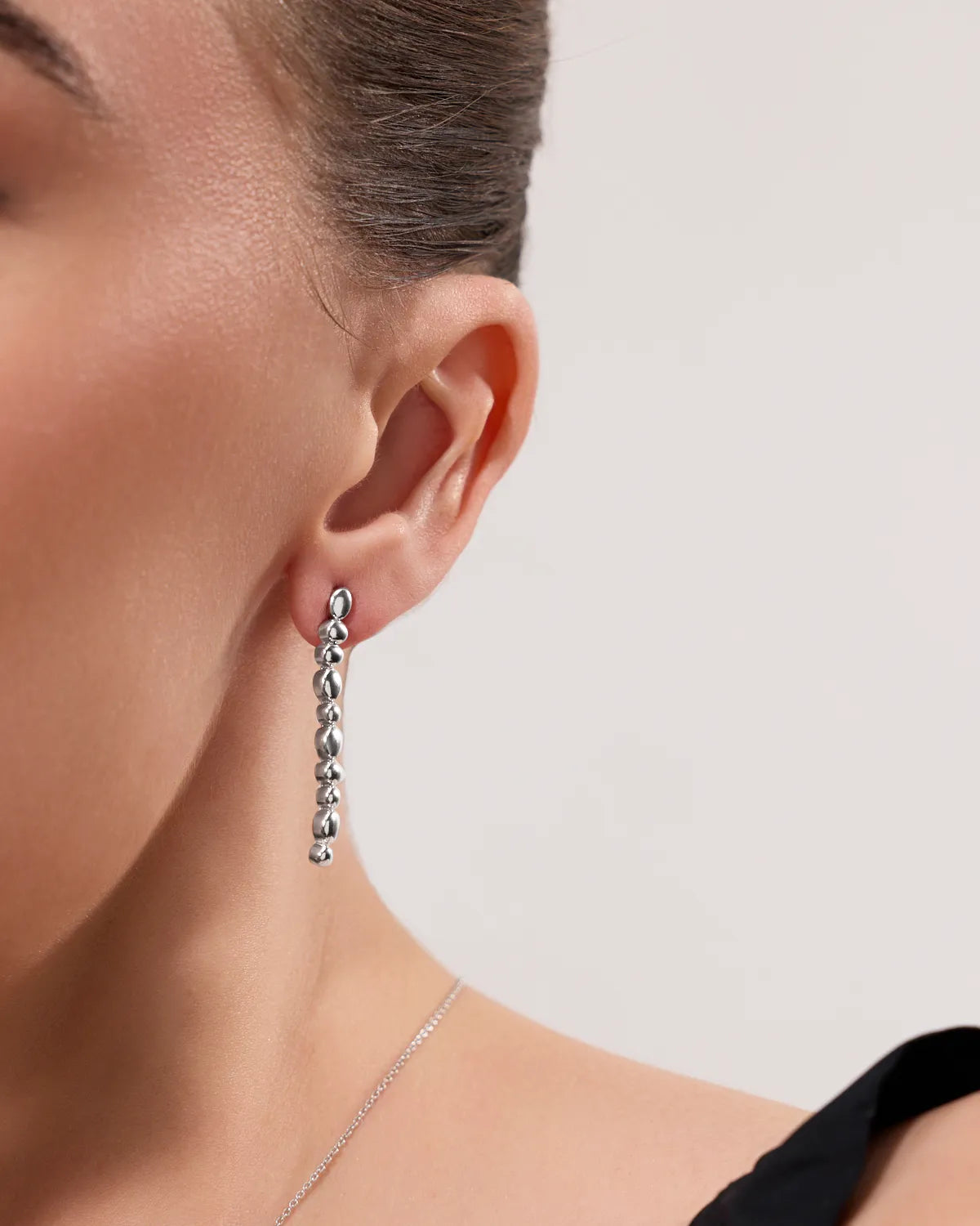 COMET BEADED DROP EARRINGS