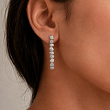 CAIRNS PAVÈ BEADED DROP EARRINGS