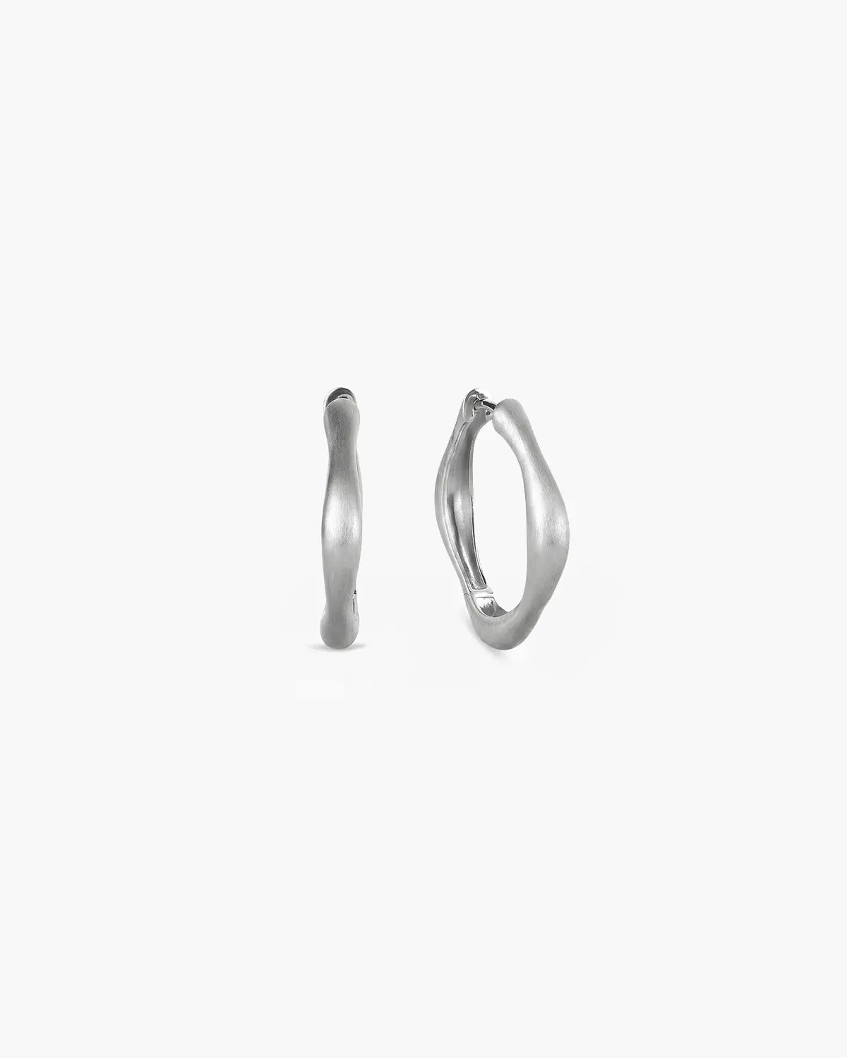 ORBIS ORGANIC HOOP EARRINGS