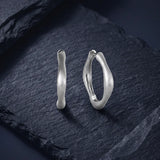 ORBIS ORGANIC HOOP EARRINGS