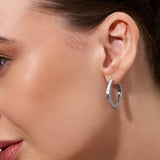 ORBIS ORGANIC HOOP EARRINGS