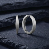 NODAL CONTOUR HOOP EARRINGS