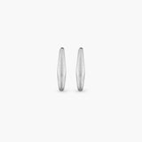 SCULPTED TRIANGLE HOOP EARRINGS