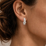 RESONANCE RIBBED HOOP EARRINGS