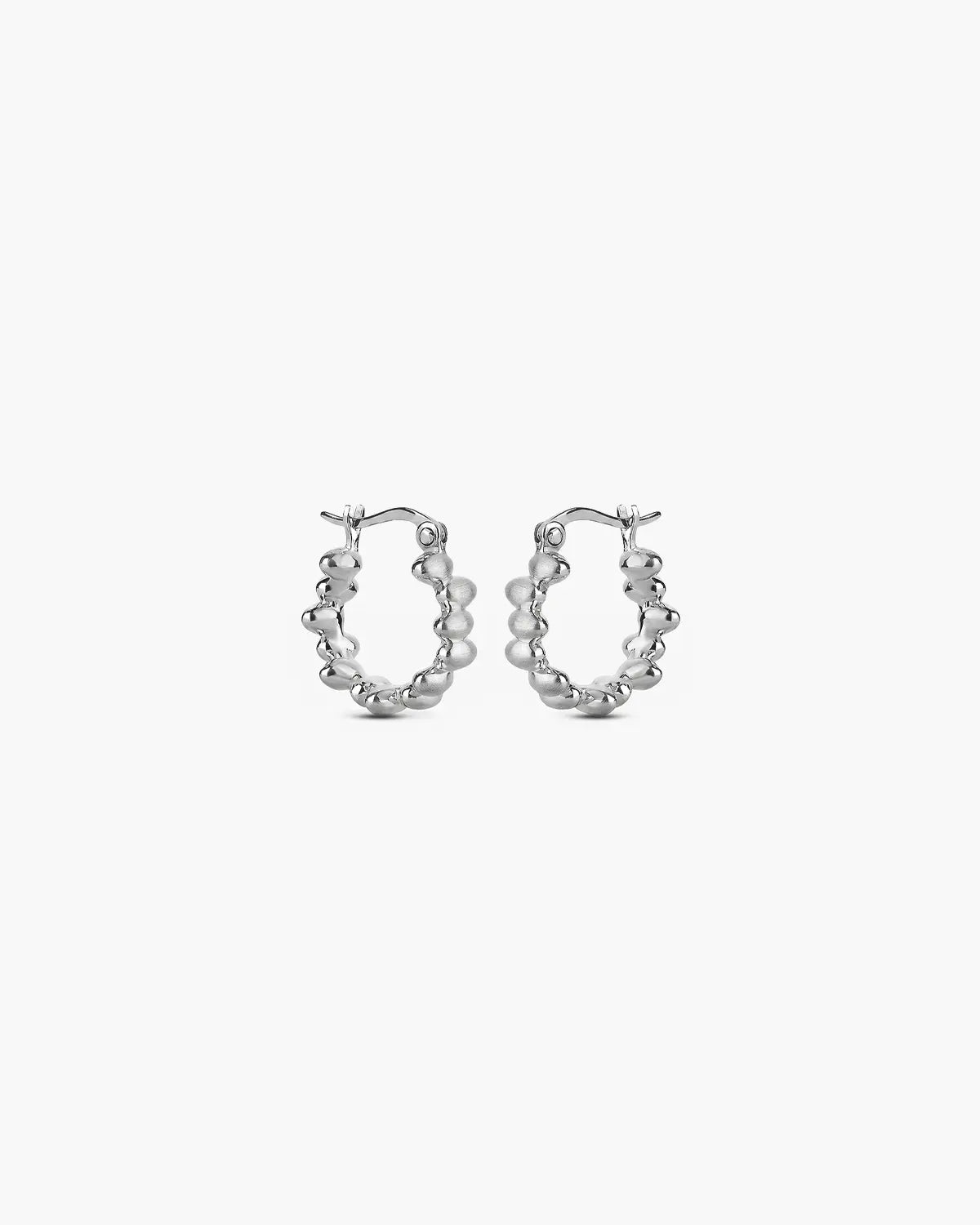 SOLIS PEBBLE HOOP EARRINGS