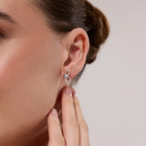 WEAVE KNOT STUD EARRINGS