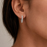 PLANETARY BEADED HOOP EARRINGS