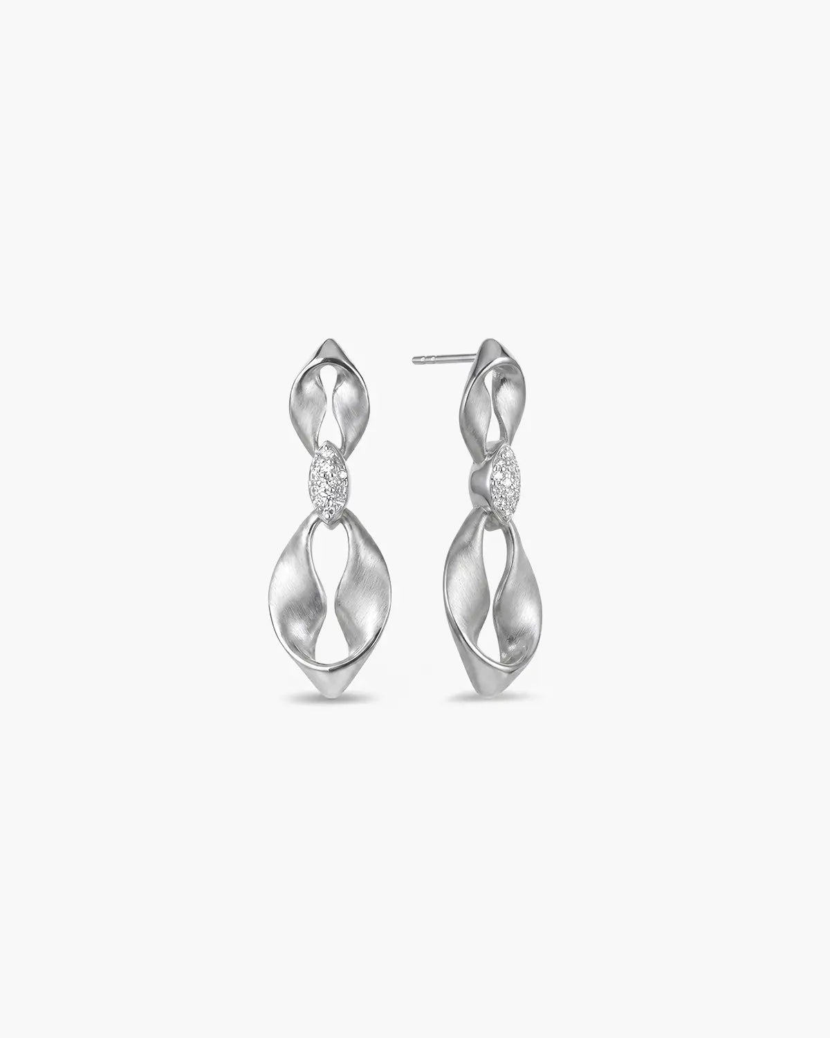 IZEL TWISTED DROP EARRINGS