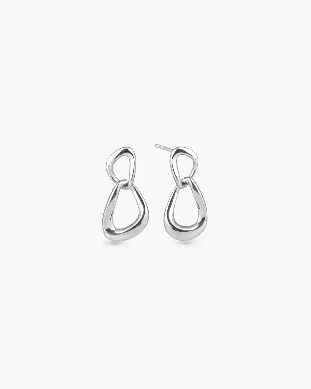 CRESCENDO LOOPED DROP EARRINGS