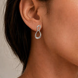 CRESCENDO LOOPED DROP EARRINGS