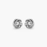 CLEW BRAIDED KNOT STUD EARRINGS