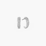ETERNA PAVÈ BEADED HOOP EARRINGS
