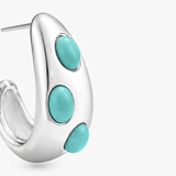 ENCASED AQUA EARRINGS