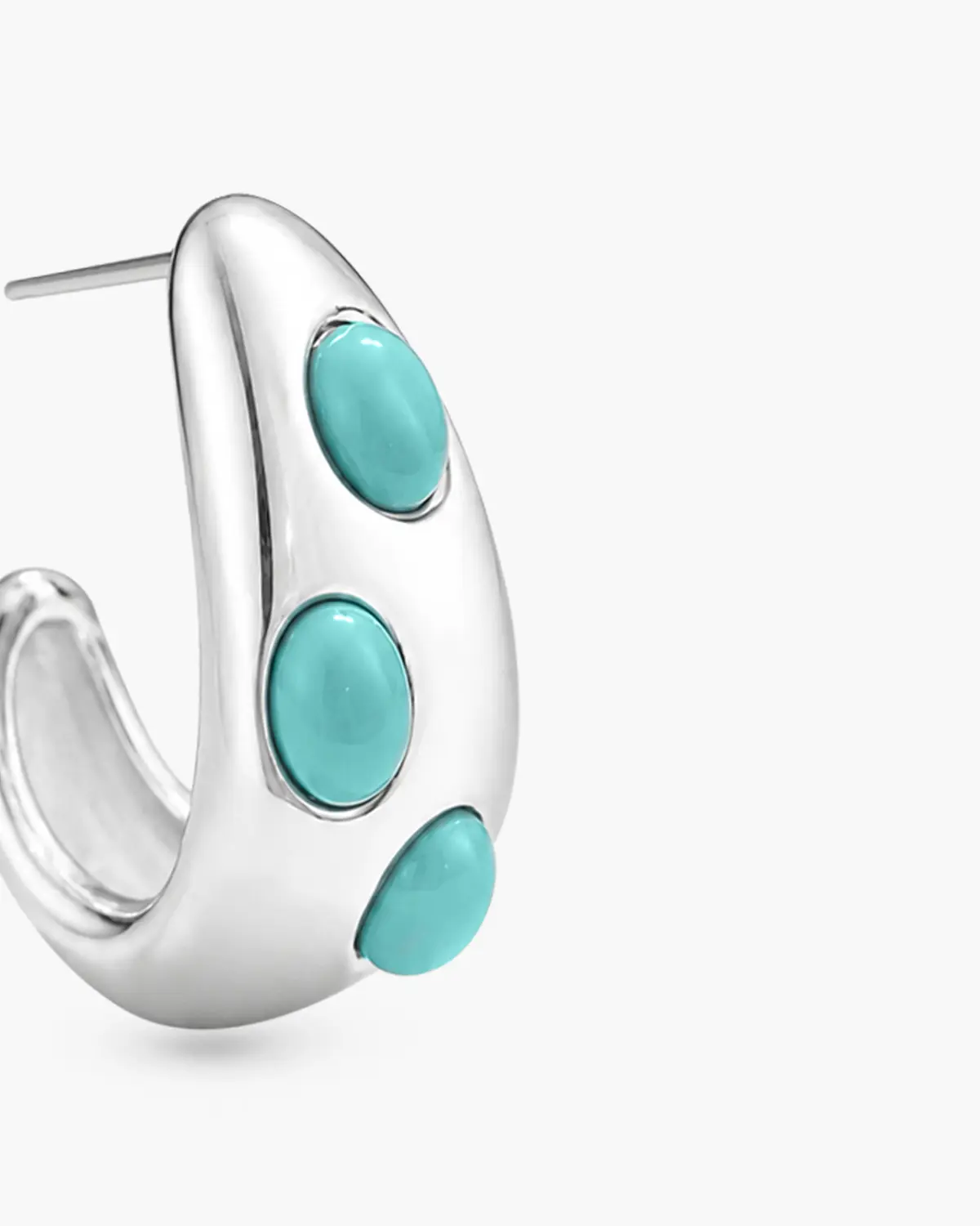 ENCASED AQUA EARRINGS