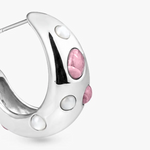 ENCASED BLUSH EARRINGS
