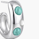 ENCASED MIST HOOP EARRINGS