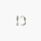 EVENTIDE GEMSTONE HOOP EARRINGS