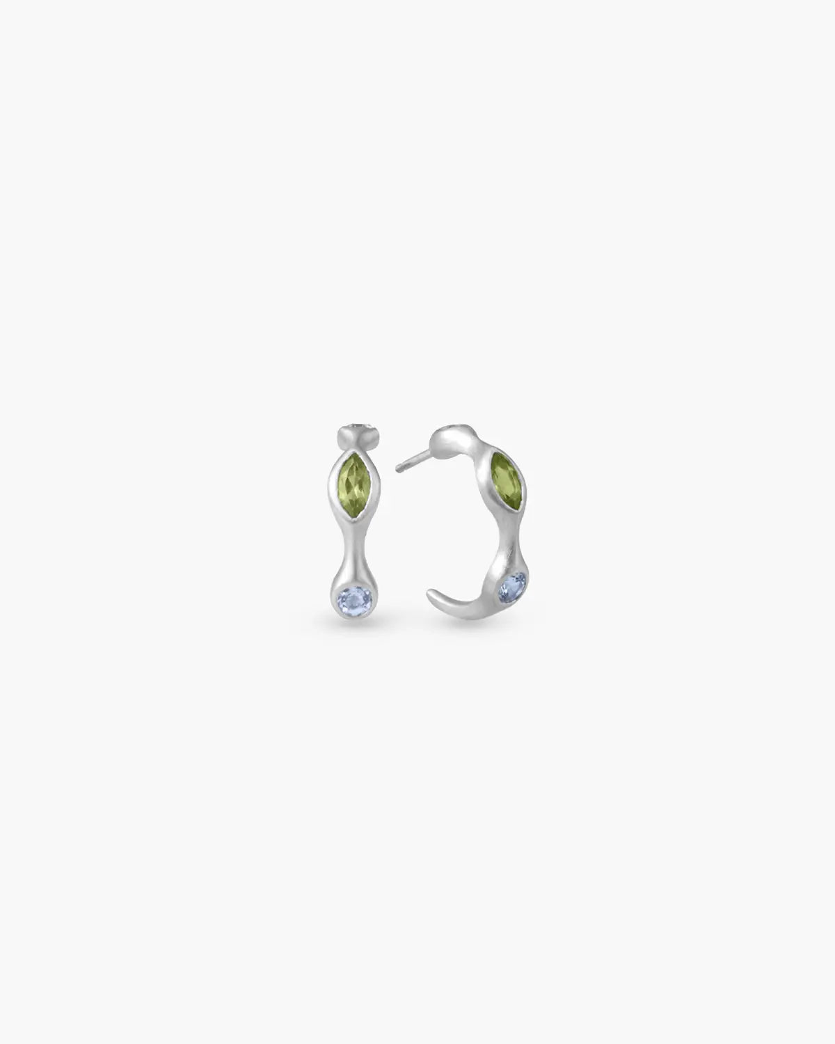 EVENTIDE GEMSTONE HOOP EARRINGS