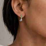 EVENTIDE GEMSTONE HOOP EARRINGS