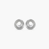 PURL SPIRAL STUD EARRINGS