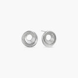 PURL SPIRAL STUD EARRINGS