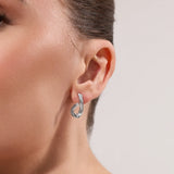 BILLOW CURVED DROP EARRINGS