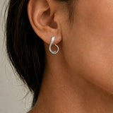 BILLOW CURVED DROP EARRINGS