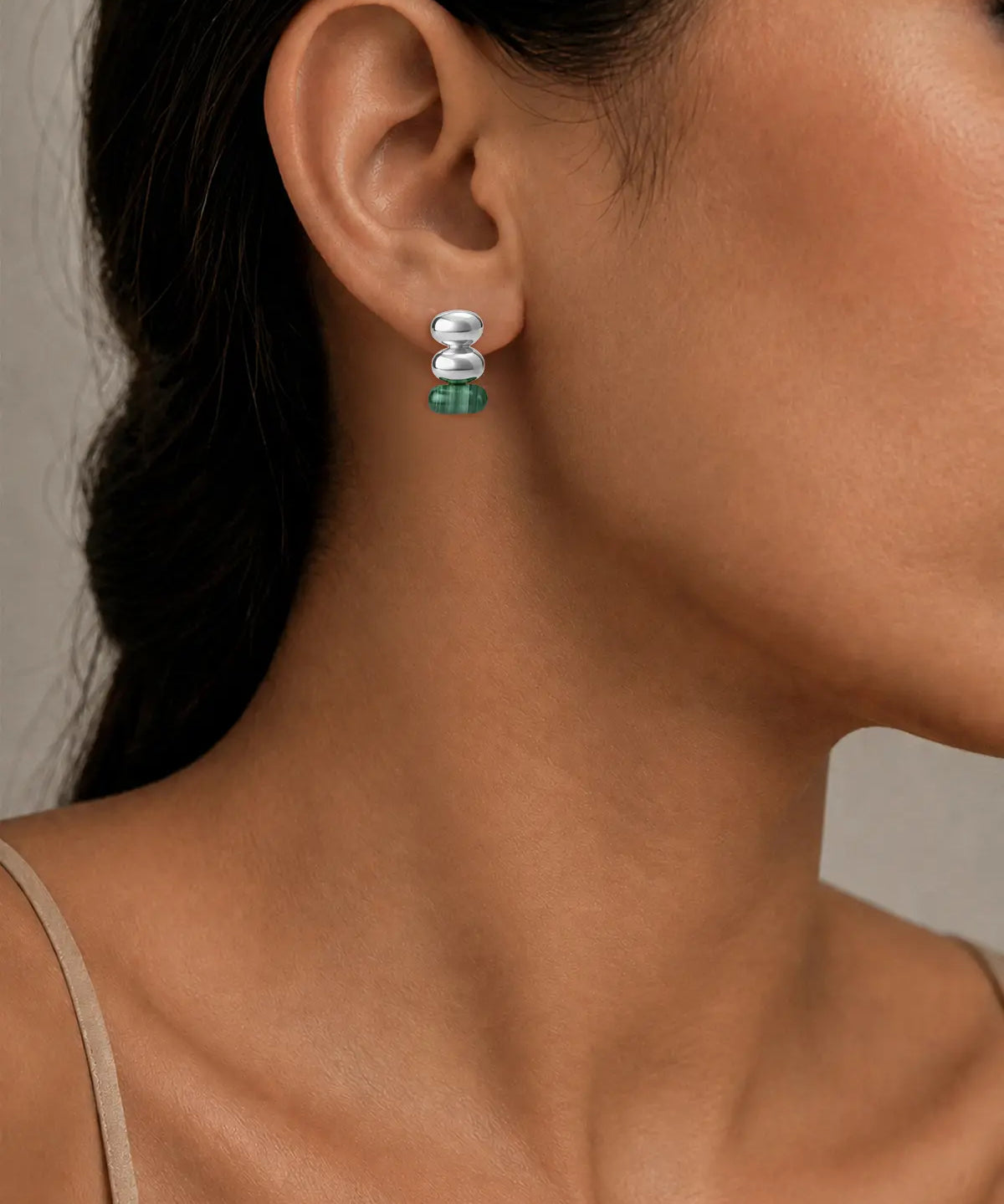 NOVA VERDE EARRINGS | variant--Silver