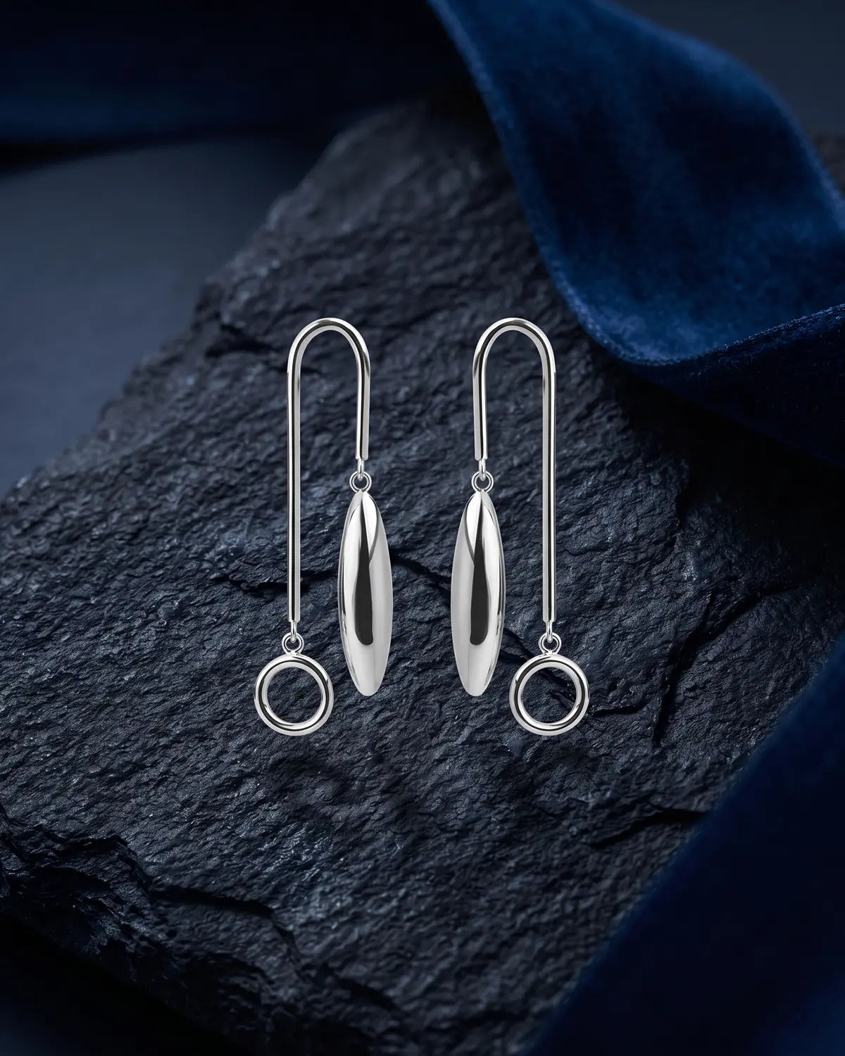 TEMPO LINEAR BAR DROP EARRINGS