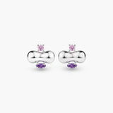 NOVA CLUSTERED GEMSTONE STUD EARRINGS