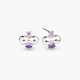 NOVA CLUSTERED GEMSTONE STUD EARRINGS