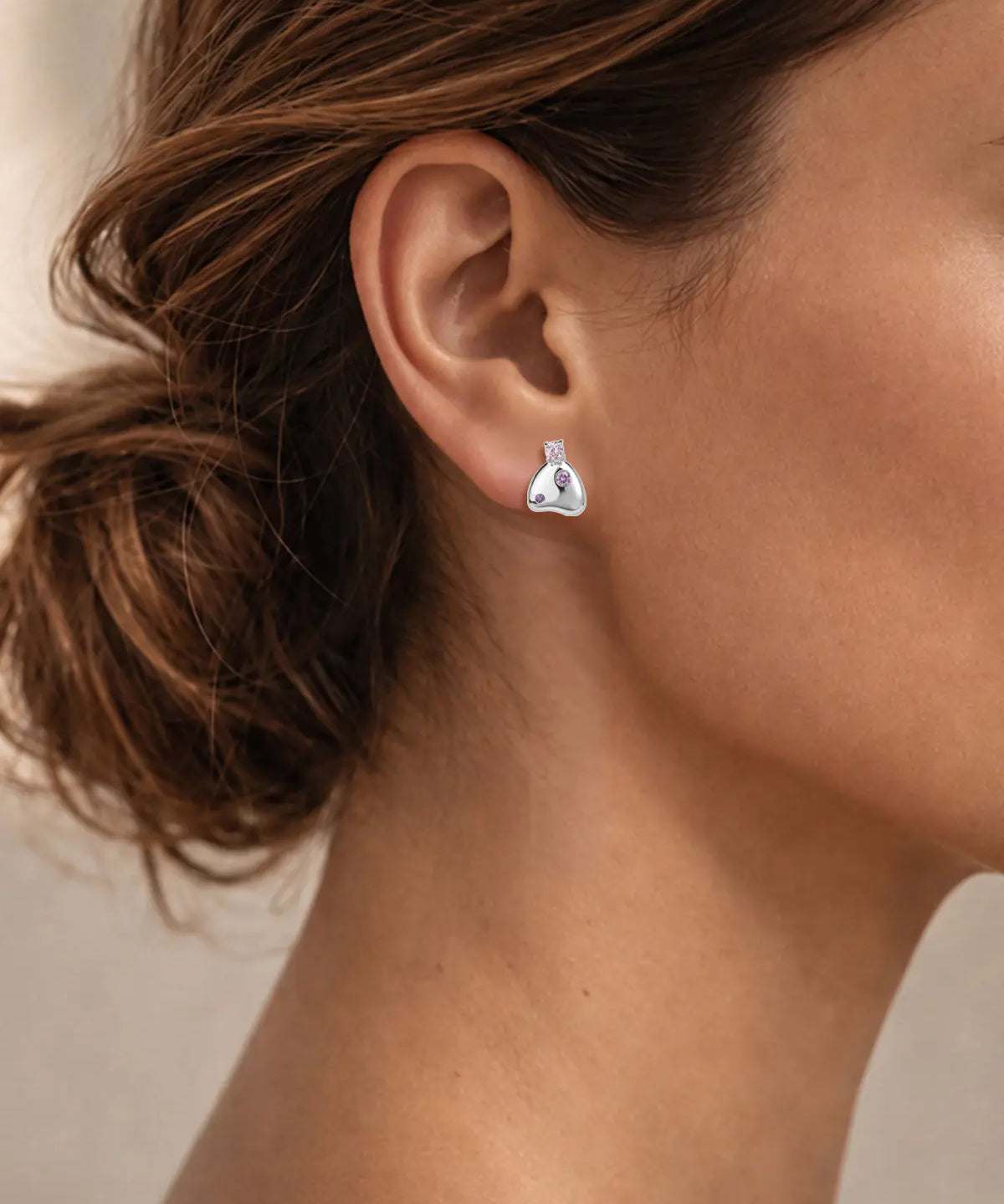 SCULPT EARRINGS | variant--Silver