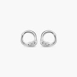 CARVEN LOOPED STUD EARRINGS
