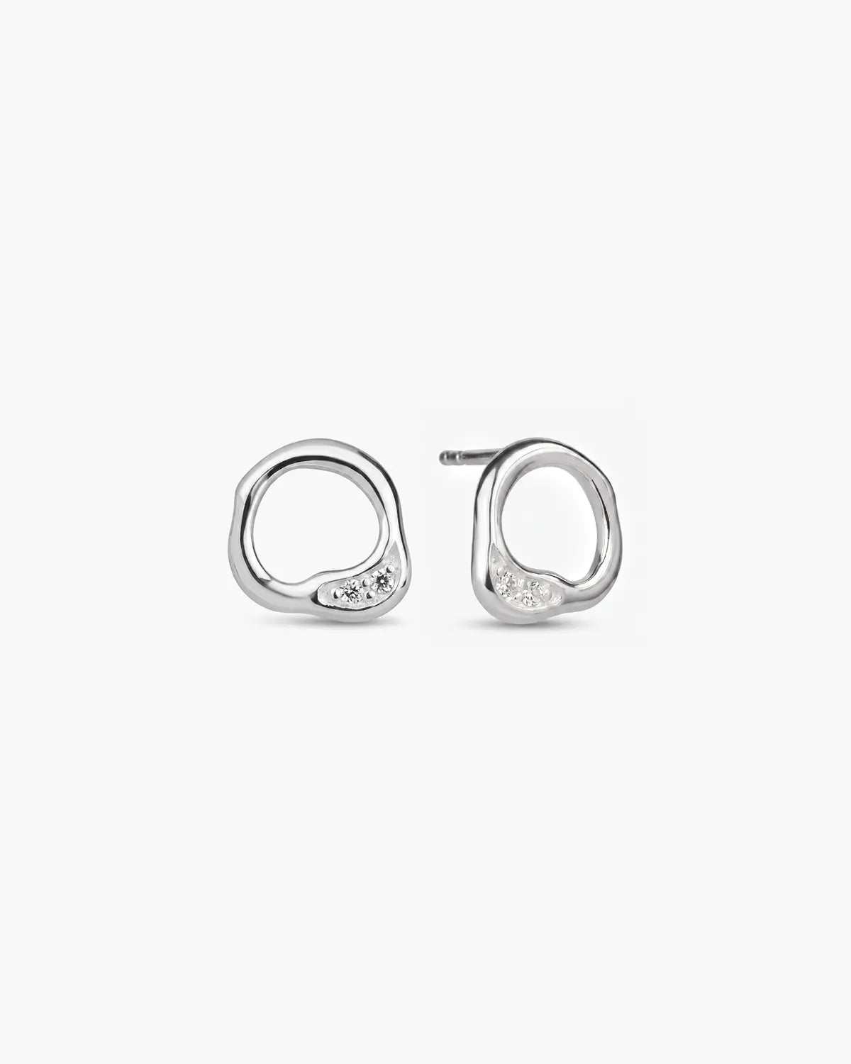 CARVEN LOOPED STUD EARRINGS