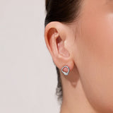 CARVEN LOOPED STUD EARRINGS