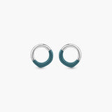 HELIX ENAMEL ARC STUD EARRINGS