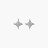 ASTER FOUR-POINT STAR STUD EARRINGS