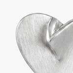 PLEATED HEART STUDS