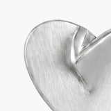 PLEATED HEART STUDS
