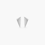 FLIPPED ANGULAR STUD EARRINGS