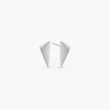 FLIPPED ANGULAR STUD EARRINGS