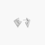 KANSO FACETED KITE STUD EARRINGS
