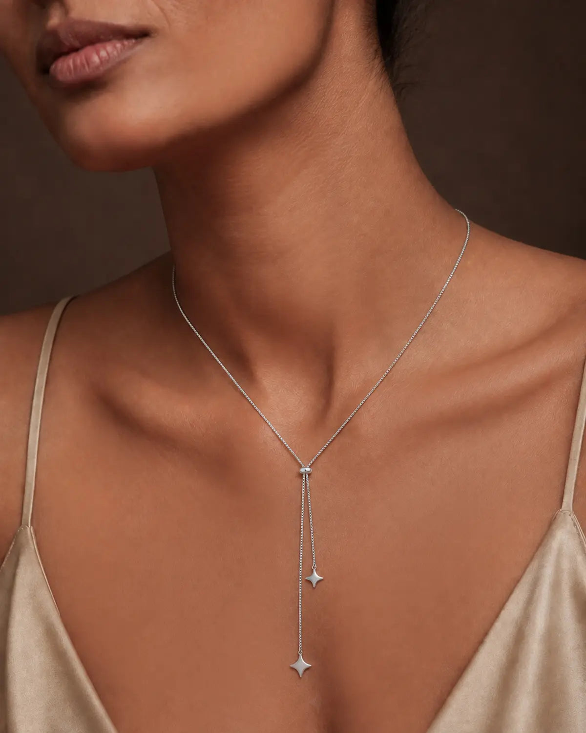 ASTER STAR LARIAT NECKLACE
