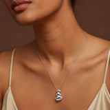 CELESTE PAVÈ PEBBLE PENDANT